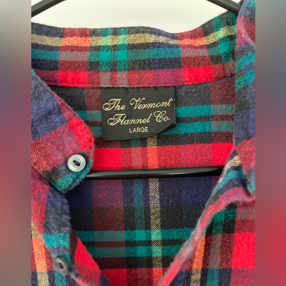 The Vermont Flannel Co. | Vintage Flannel Shirt Size Large - Picture 4 of 5